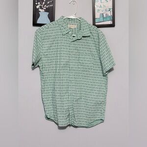 Aeropostale Mint Geometric Men's Shirt